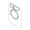 Front Case - 8076999161 Front Panel Housing White Wm P [Electrolux Aeg]